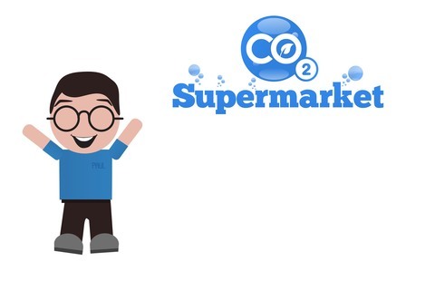 Foto de un vale de regalo de estilo genérico de CO2 Supermarket