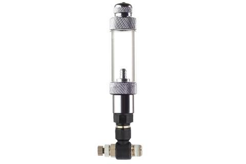 Pisco 4 / 6mm Adaptador conectado a la burbuja de contador y controlador de flujo
