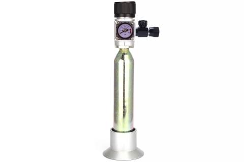 Regulador Nano de CO2 conectado al cartucho